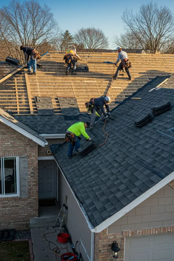 Complete roof installation by Rainier Repair Services